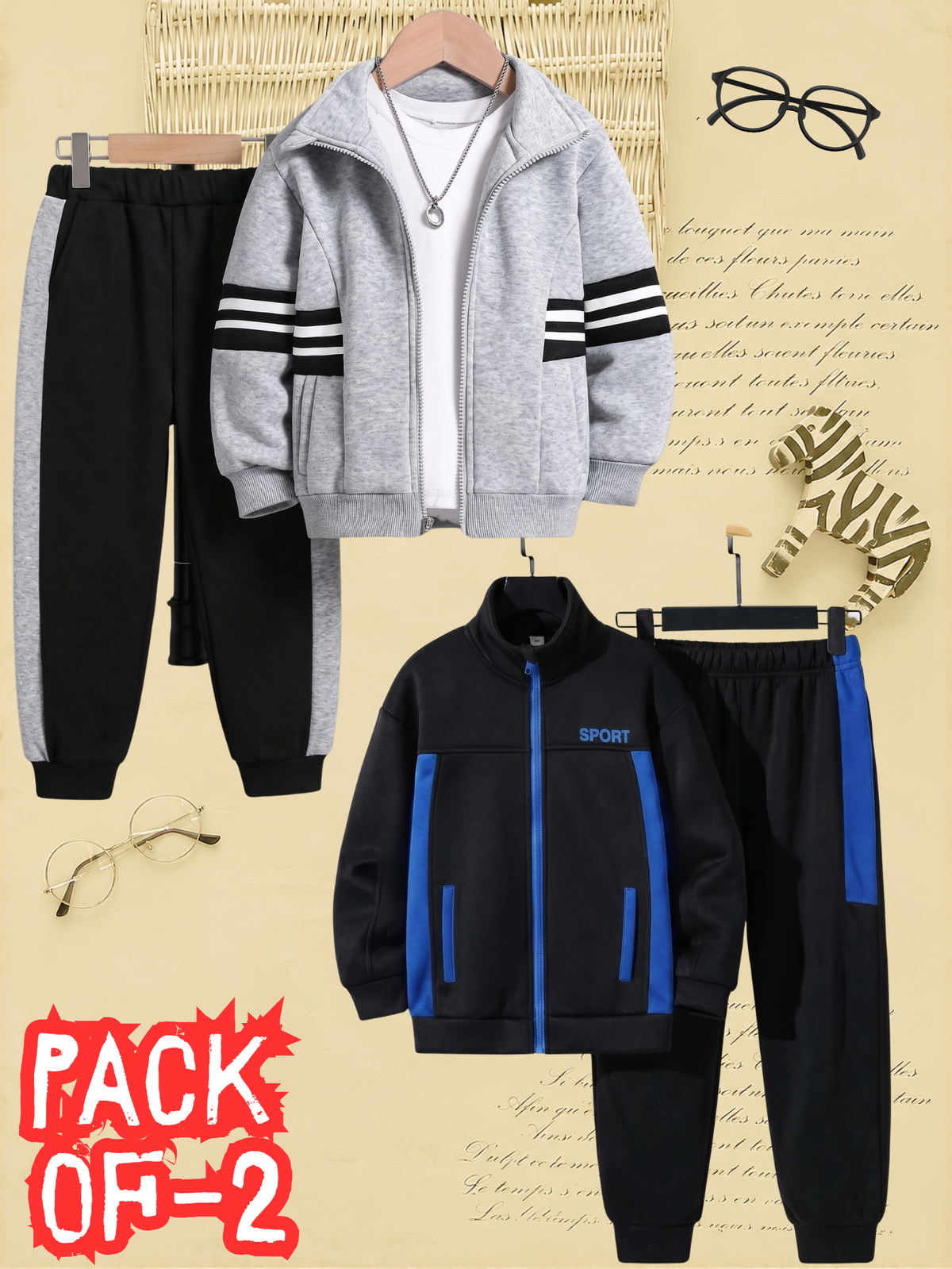 Pack of 2 Winter Tracksuits 01